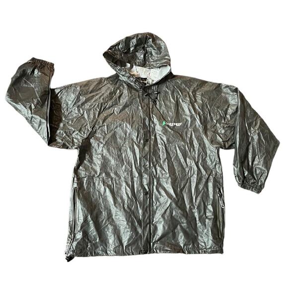 Frogg Toggs Gray Rain Jacket Medium Large Men - Picture 1 of 8